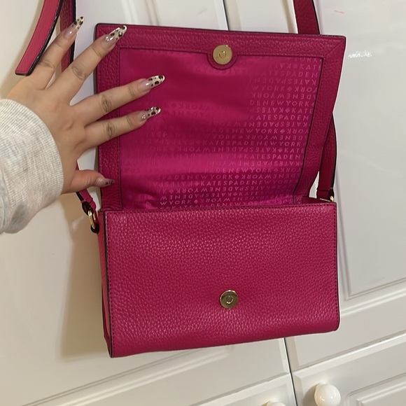 Kate Spade Hot Pink Cross Body Bag - Picture 3 of 7